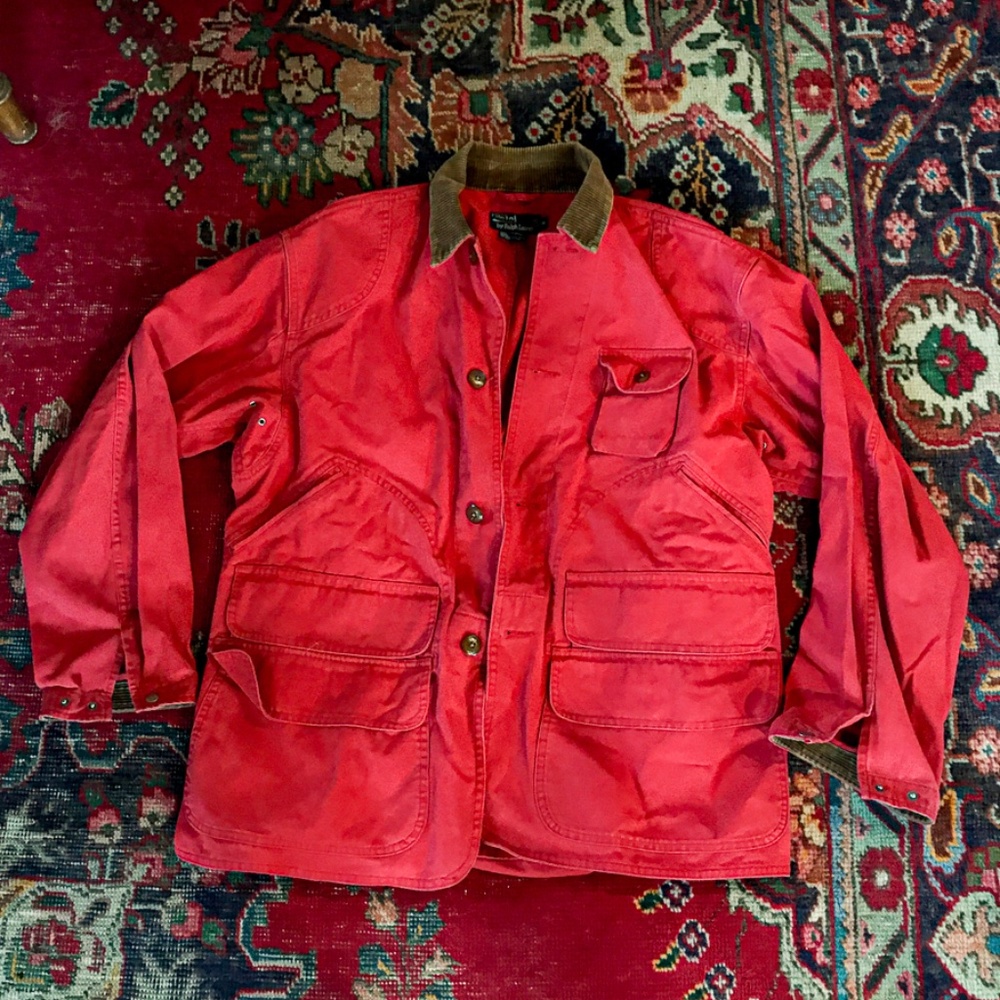 Ralph Lauren Men's Medium Red Barn / Hunting Coat